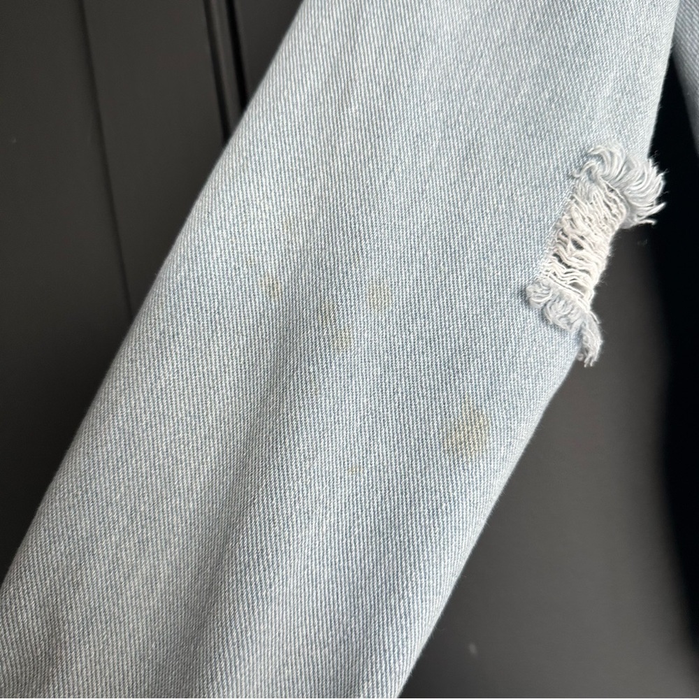 Forever 21 Ripped Jean Jacket - Picture 4 of 6